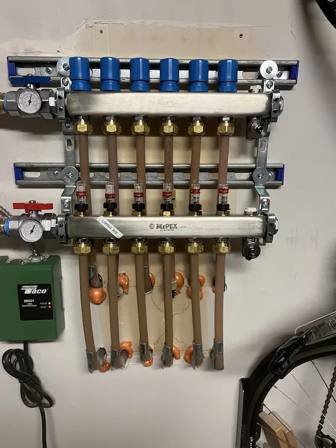 Plumber performing Gas Leak Detection at a residential property in Denver